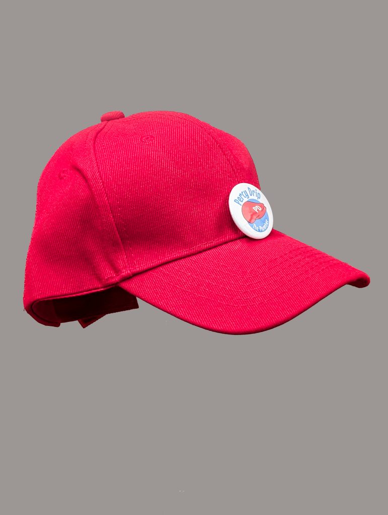 Percy Drip Baseball Cap & Badge
