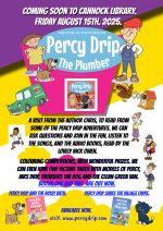 A day with Percy Drip at Cannock Library.